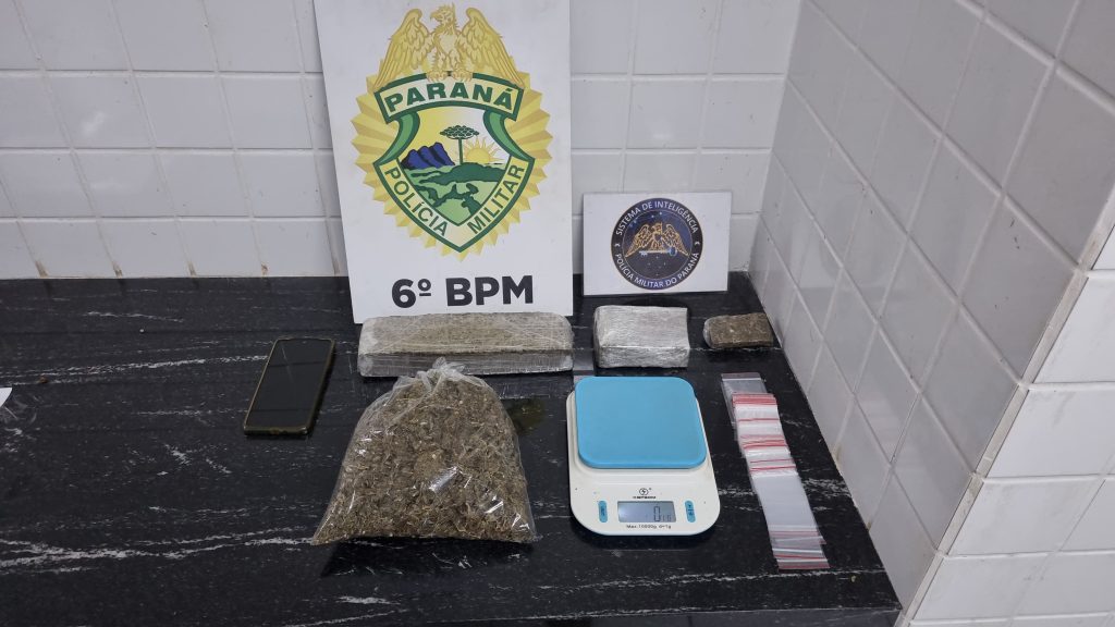 Homem é preso com maconha no Bairro Neva em Cascavel