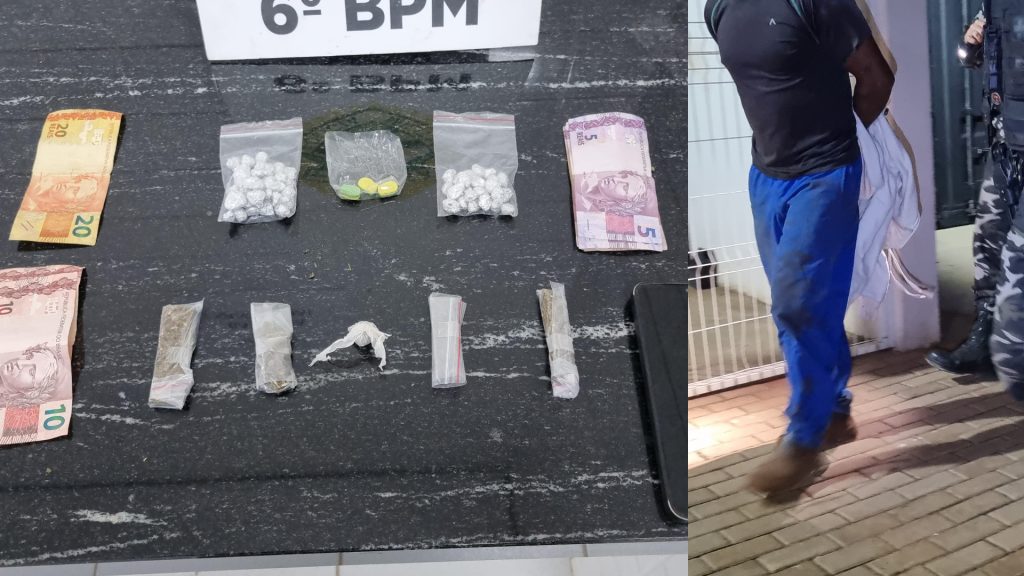 Choque apreende crack, maconha e ecstasy em tabacaria e prende suspeito no Interlagos