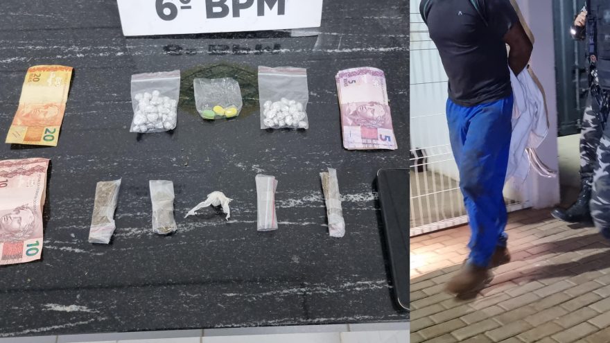 Choque apreende crack, maconha e ecstasy em tabacaria e prende suspeito no Interlagos
