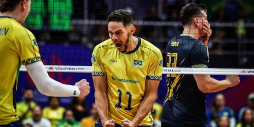 Após início apagado, Brasil vence Ucrânia de virada na Liga das Nações Imagem referente a Após início apagado, Brasil vence Ucrânia de virada na Liga das Nações
