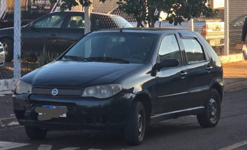 Acidente de trânsito termina com motorista de Palio detido por embriaguez em Cascavel
