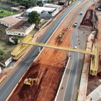 Imagem referente a Obra do novo Trevo do Catuaí em Maringá chega a 54,3% de execução
