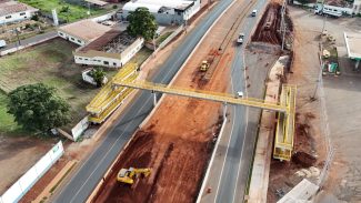 Obra do novo Trevo do Catuaí em Maringá chega a 54,3% de execução
