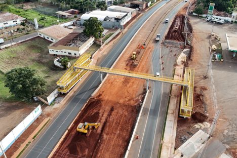 Obra do novo Trevo do Catuaí em Maringá chega a 54,3% de execução Imagem referente a Obra do novo Trevo do Catuaí em Maringá chega a 54,3% de execução