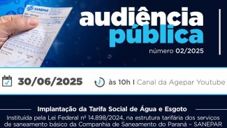 Inscrições para audiência pública da Tarifa Social de saneamento estão abertas