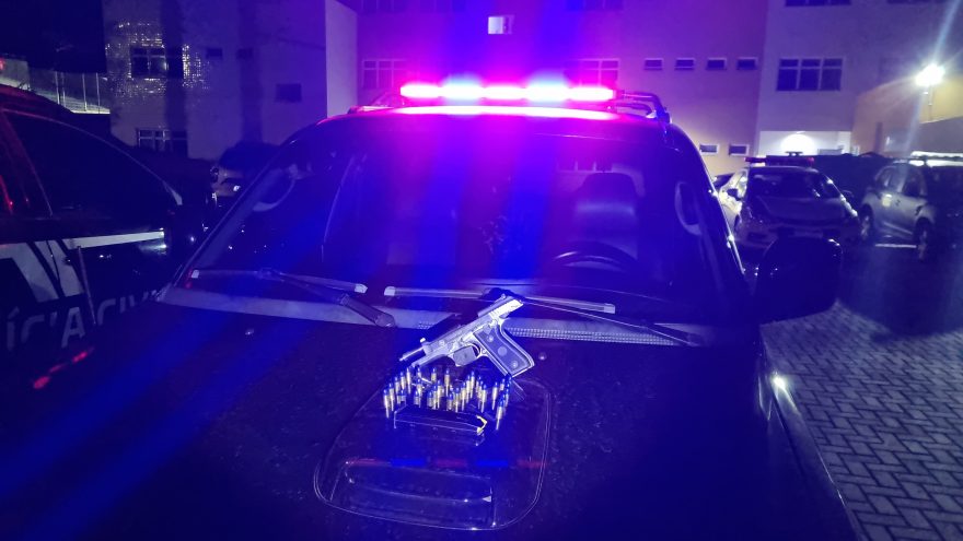 GM intercepta falsa viatura e detém homem com arma de fogo no Melissa