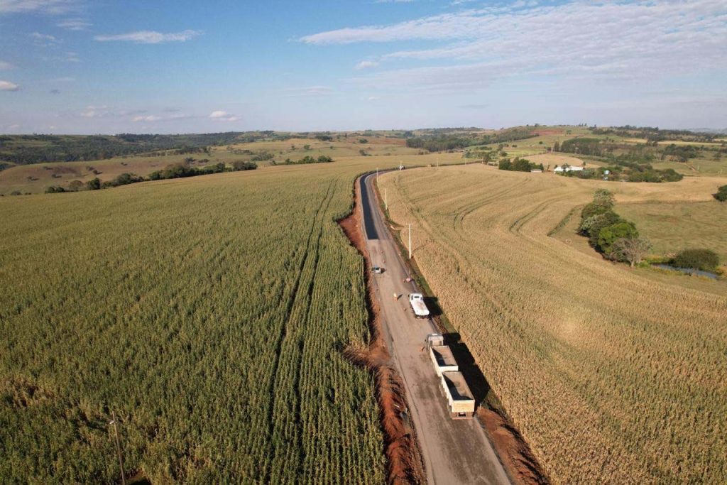 Nova estrada entre Ramilândia e Santa Helena chega a 59,62% de execução
