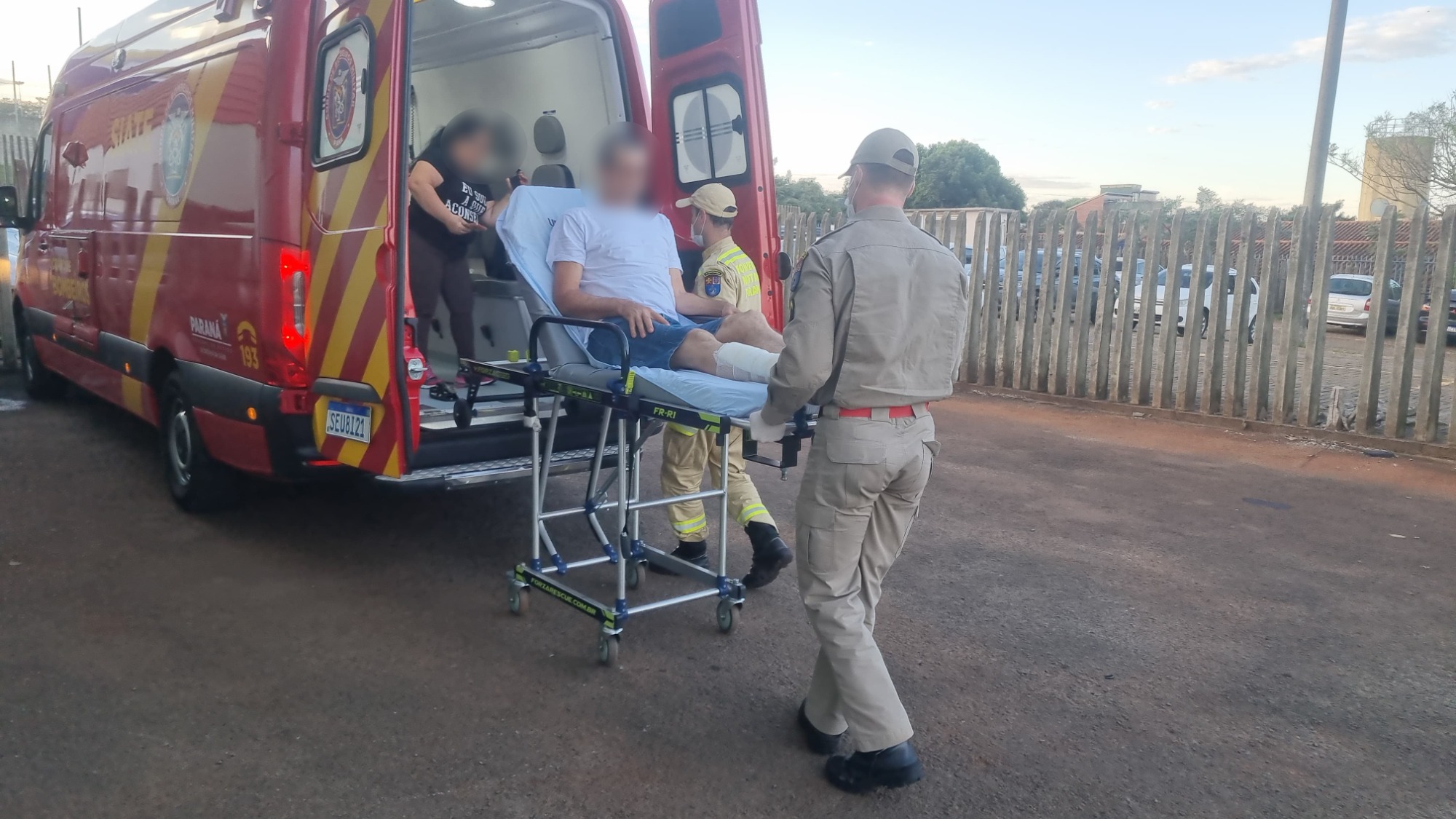 Homem de 60 anos sofre queimaduras ao manusear roçadeira em Rio do Salto