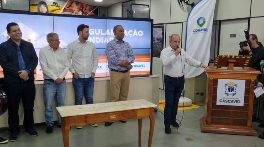 Prefeito Renato Silva promete “revolução” na habitação utilizando terrenos baldios de Cascavel