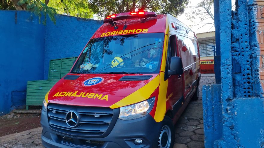 Menino de 12 anos é socorrido após se lesionar em atividade física