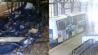Homem que ateou fogo em abrigo no Santa Cruz seria o mesmo que furtou ônibus no terminal sudoeste