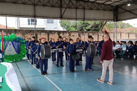 Fanfarra de colégio de Telêmaco Borba impulsiona frequência escolar e disciplina dos alunos Imagem referente a Fanfarra de colégio de Telêmaco Borba impulsiona frequência escolar e disciplina dos alunos