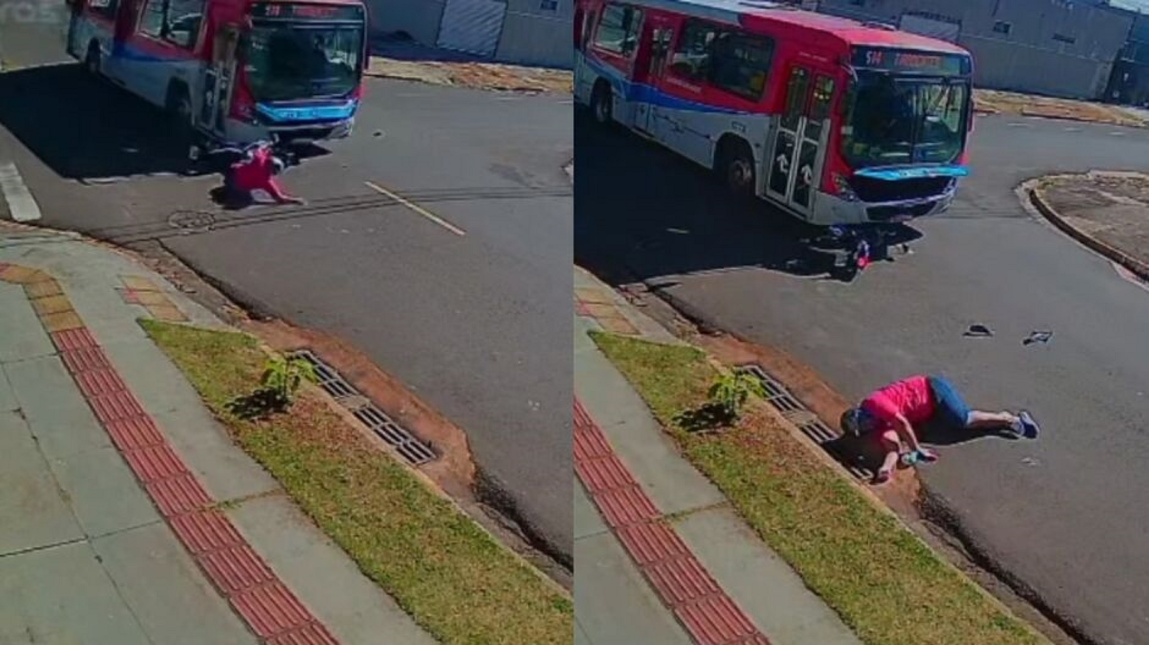 Tragédia no trânsito: motociclista em estado gravíssimo após colisão com ônibus