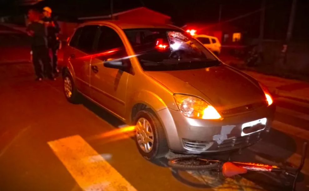 Menino de 12 anos é atropelado por Fiesta em Ponta Grossa