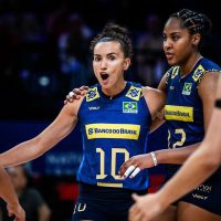 Ana Cristina lidera vitória brasileira pela Liga das Nações de vôlei Imagem referente a Ana Cristina lidera vitória brasileira pela Liga das Nações de vôlei