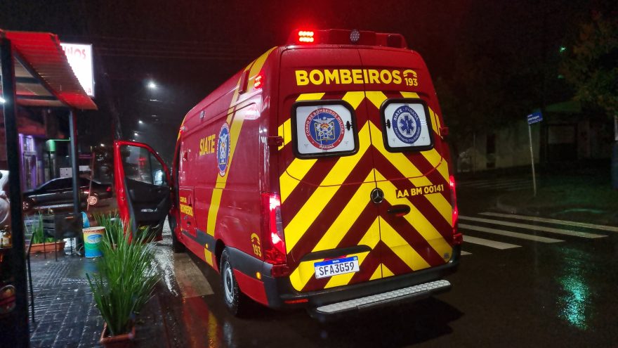 Homem sofre queda em conveniência e é socorrido com fratura no braço em Cascavel