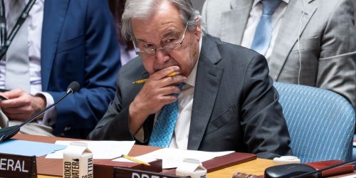 Guterres alerta sobre ciclo de represália após EUA bombardearem o Irã Imagem referente a Guterres alerta sobre ciclo de represália após EUA bombardearem o Irã