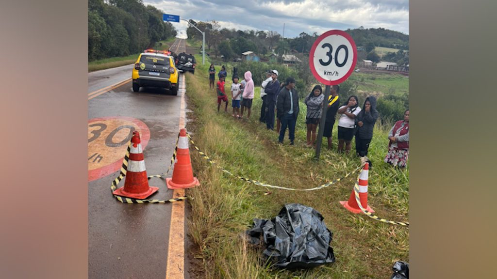 Indígena morre atropelado na rodovia; motorista foge sem prestar socorro