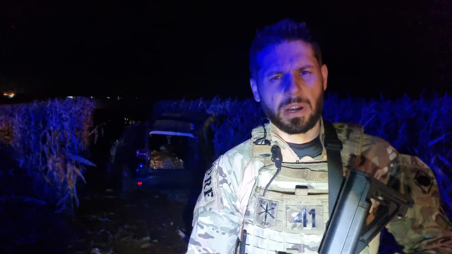 Durante perseguição, carro estava em alta velocidade afirma PRF após apreensão de maconha