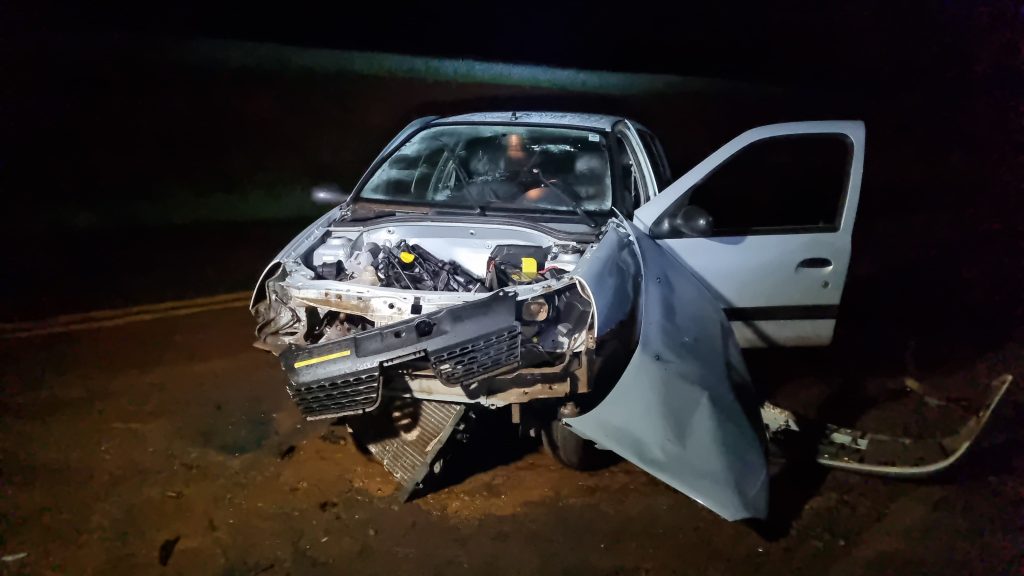 Acidente é registrado em São João d’Oeste e deixa homem ferido