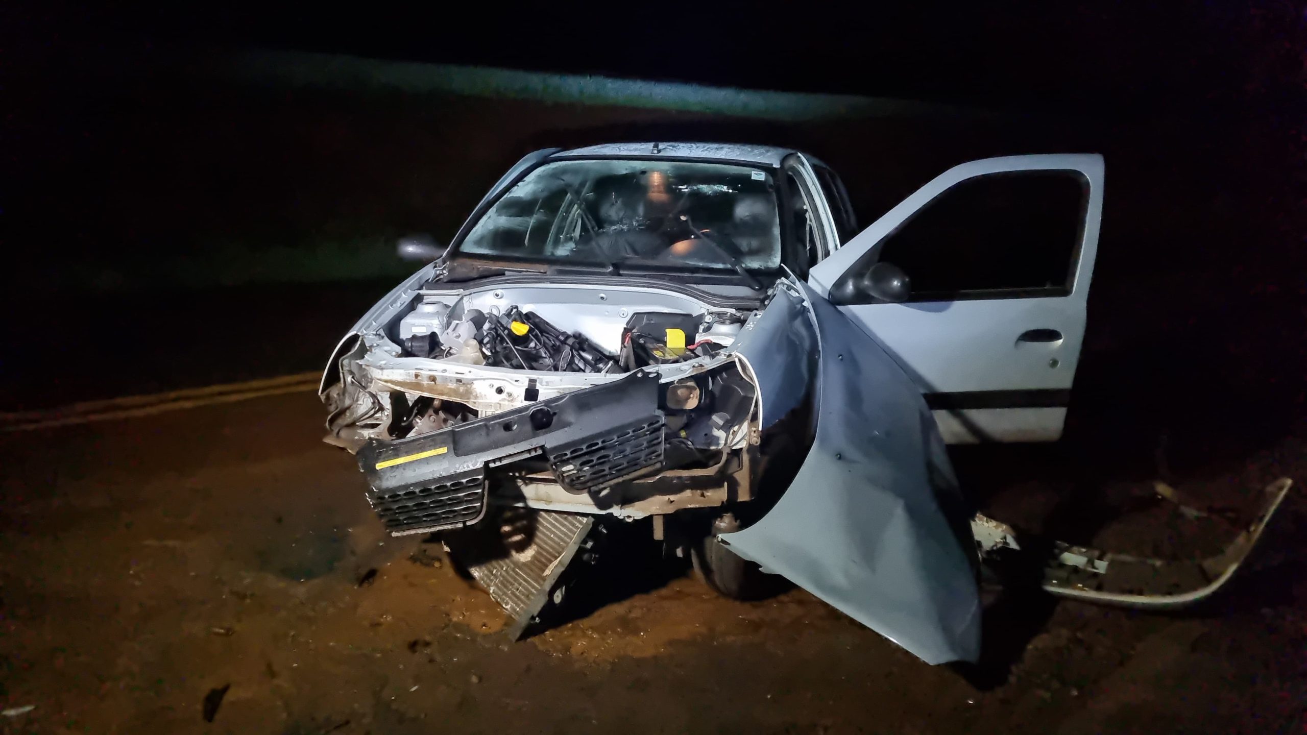 Acidente é registrado em São João d’Oeste e deixa homem ferido