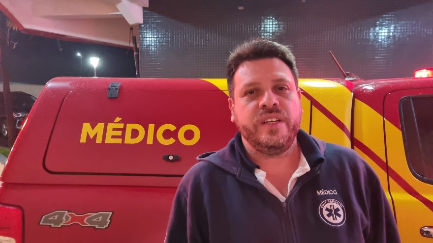 “Vítimas estavam enclausuradas” diz médico do Siate sobre acidente na Rua Cuiabá em Cascavel