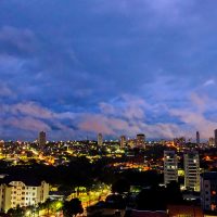 Imagem referente a Cascavel amanhece entre nuvens e expectativa de chuva no aniversário do Simepar