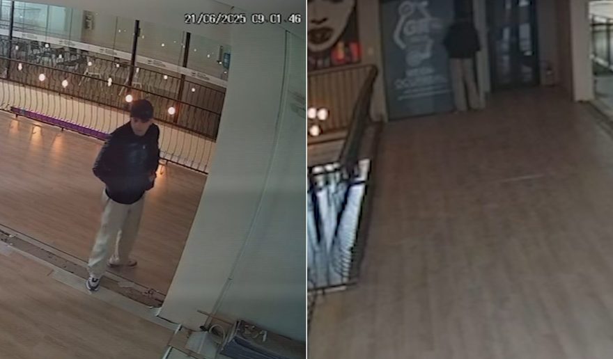 Vídeo mostra homem invadindo galeria e furtando notebook em empresa