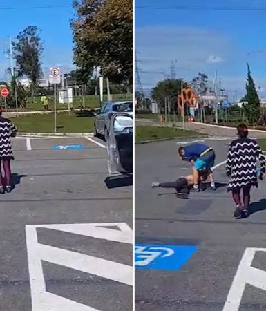 Imagem referente a Vídeo mostra vítima sendo esfaqueada durante assalto e pedindo por socorro: 