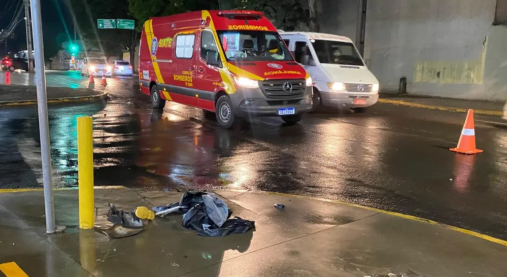 Voltando do trabalho, homem se envolve em acidente em Apucarana