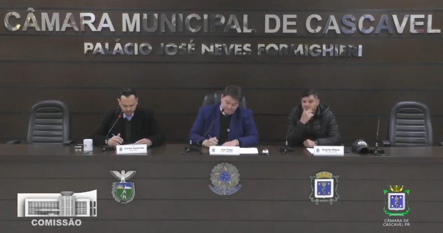 CCJ da Câmara de Cascavel aprova projetos e discute orçamento municipal