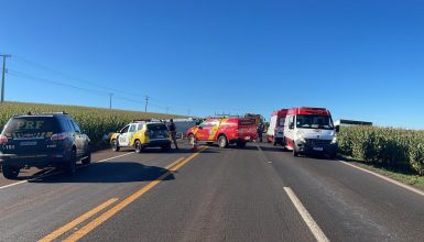 Imagem referente a Acidente na BR-369 deixa uma pessoa morta e outras sete feridas