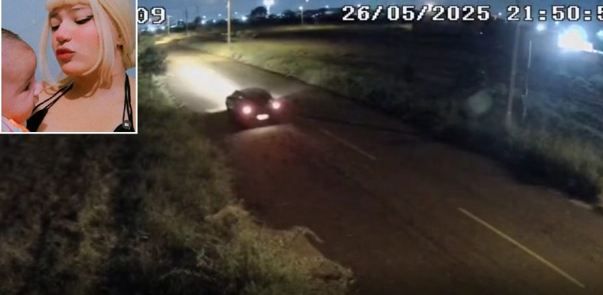 Câmeras registram momento chocante em que homem incendeia corpos da esposa e filha