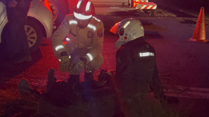 Acidente de trânsito na BR-467 deixa motociclista ferido