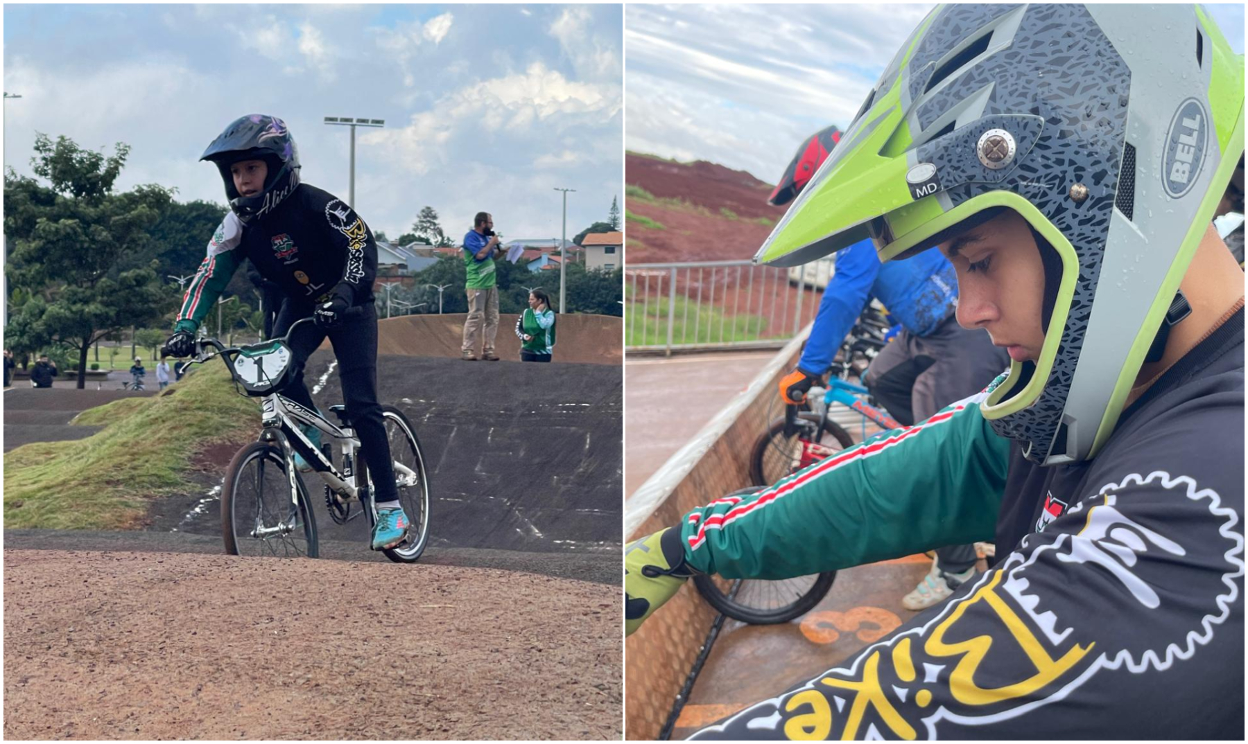 Irmãos de Cascavel dão show na lama e levam ouro no Paranaense de Bicicross