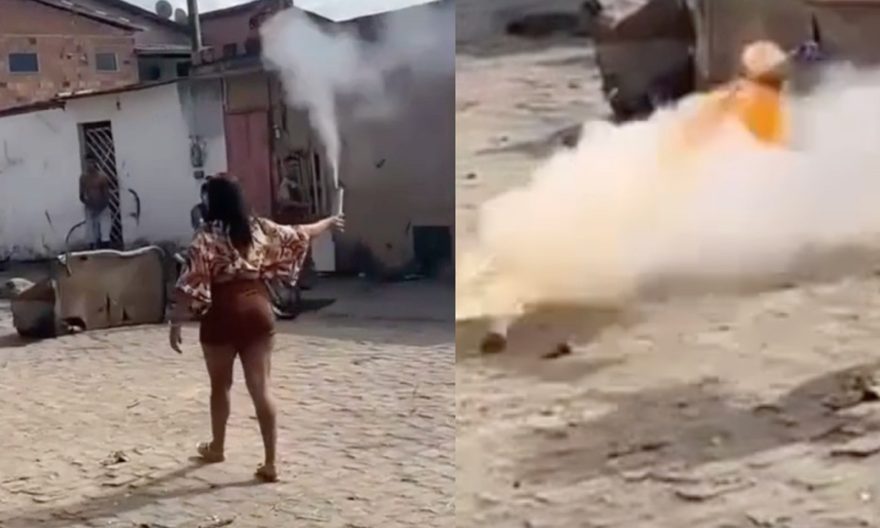 Espada junina explode e jovem fica desfigurada em festa de São João; veja vídeo