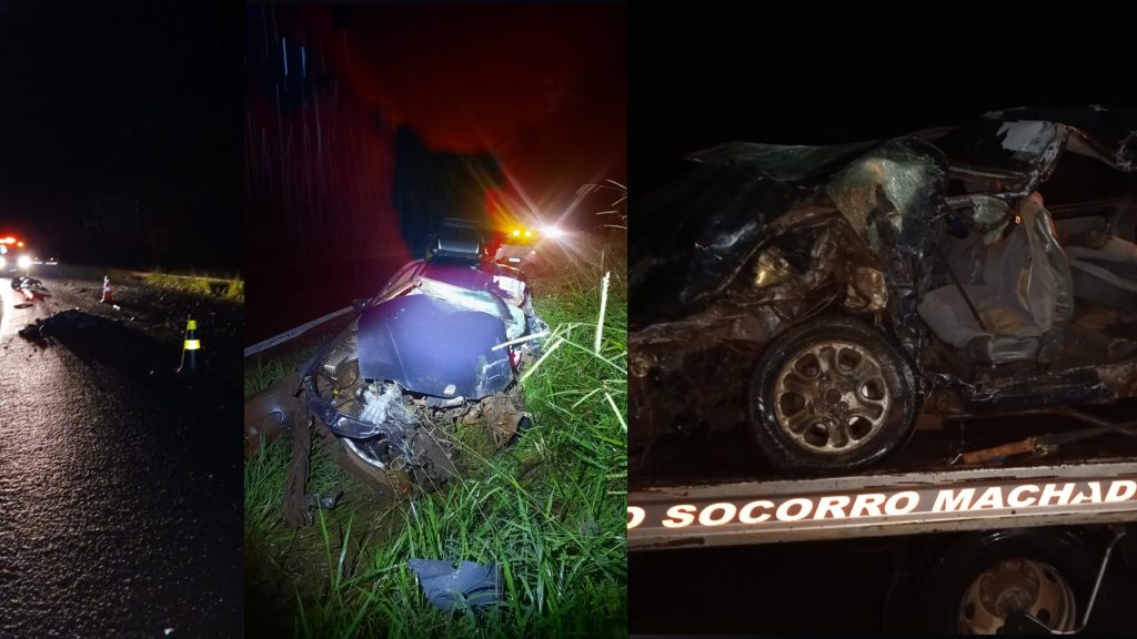Jovem de 25 anos morre em colisão frontal na PR-475, em Quedas do Iguaçu
