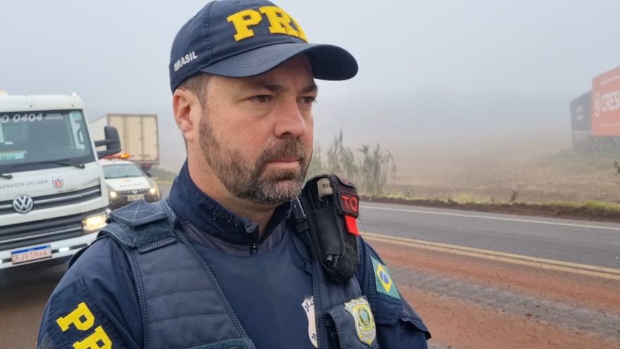 Condutor de Onix apresentou resultado positivo no bafômetro, após acidente entre três carros e uma carreta na BR-369, relata PRF