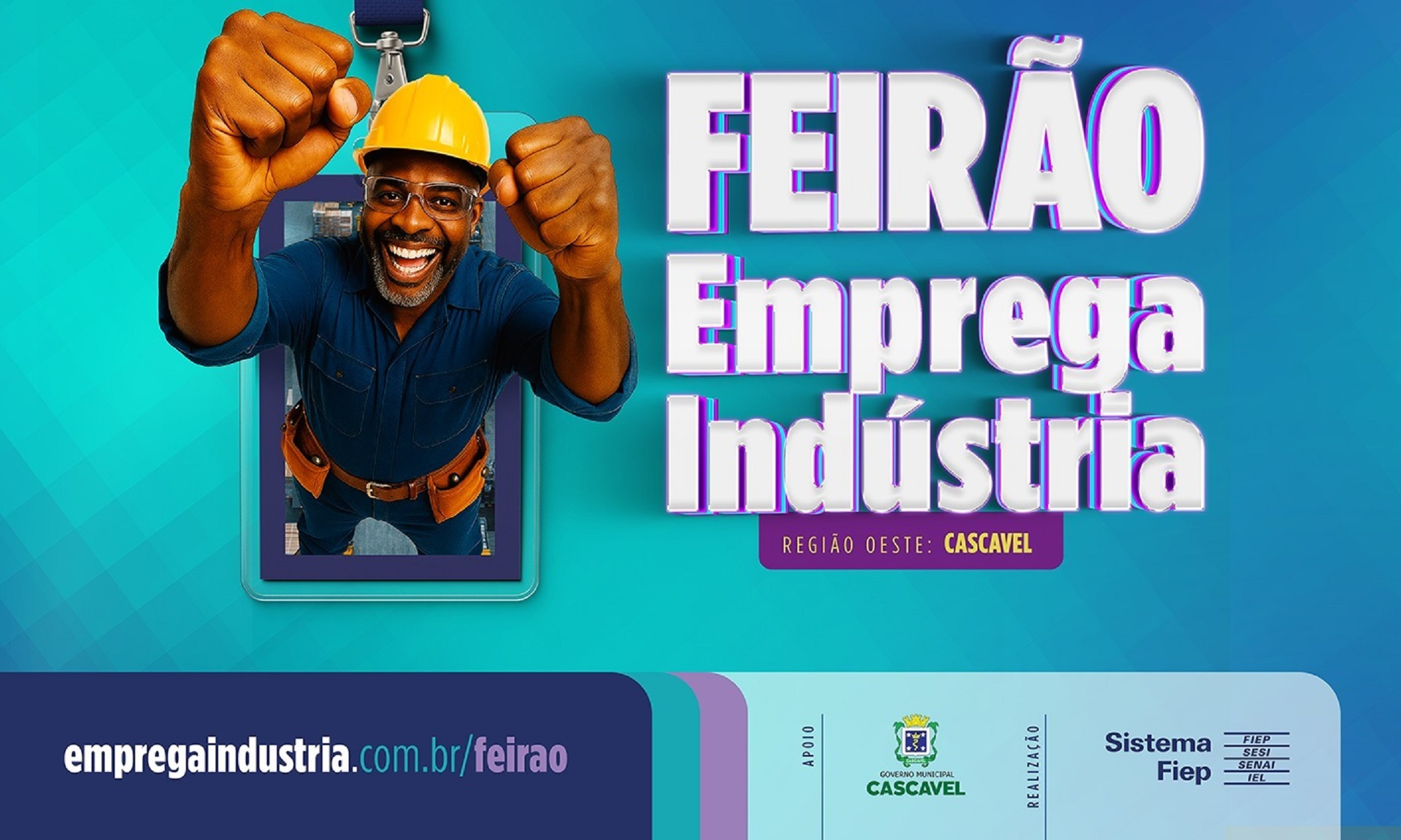 Feirão Emprega Indústria promete agitar Cascavel com oportunidades de emprego