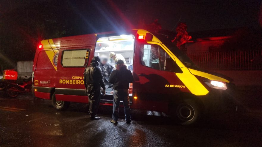 Entregador se envolve em acidente de trânsito no Bairro Neva