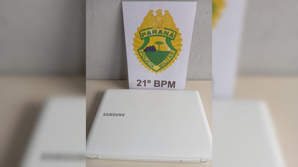 Homem compra notebook furtado avaliado em R$ 3 mil por R$ 50 e acaba preso