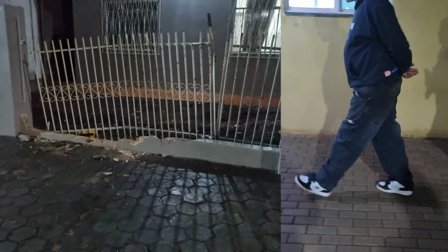 Condutor é preso após atingir portão de residência e ameaçar morador no Parque São Paulo