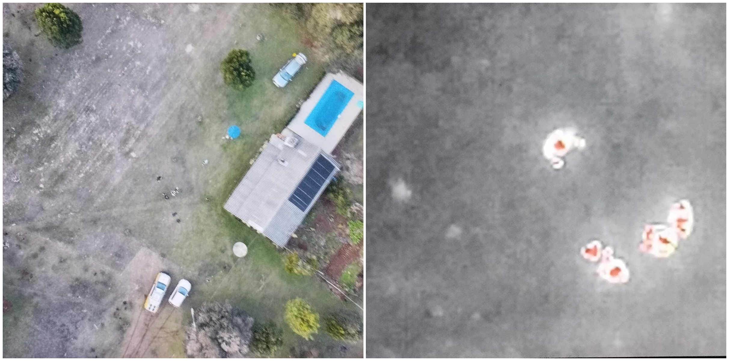 Olho no campo: drone da PM caça bandido até no escuro em Cascavel 