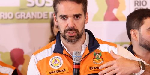 Imagem referente a Governador gaúcho pede que populações deixem áreas de risco 