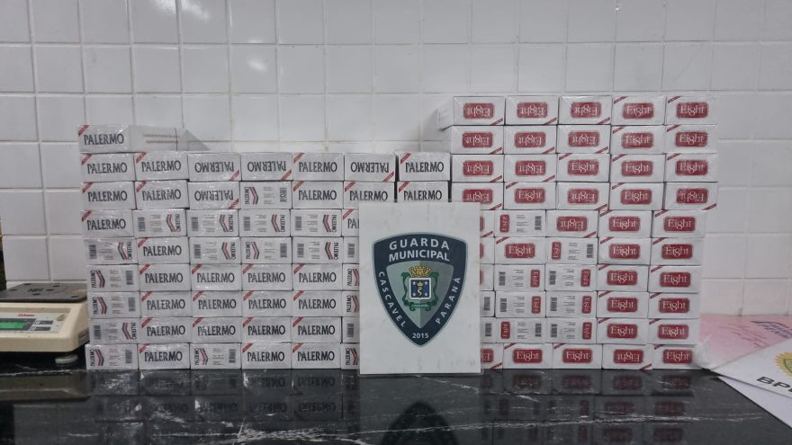Mala cheia de cigarro paraguaio é flagrada em ônibus na BR-277