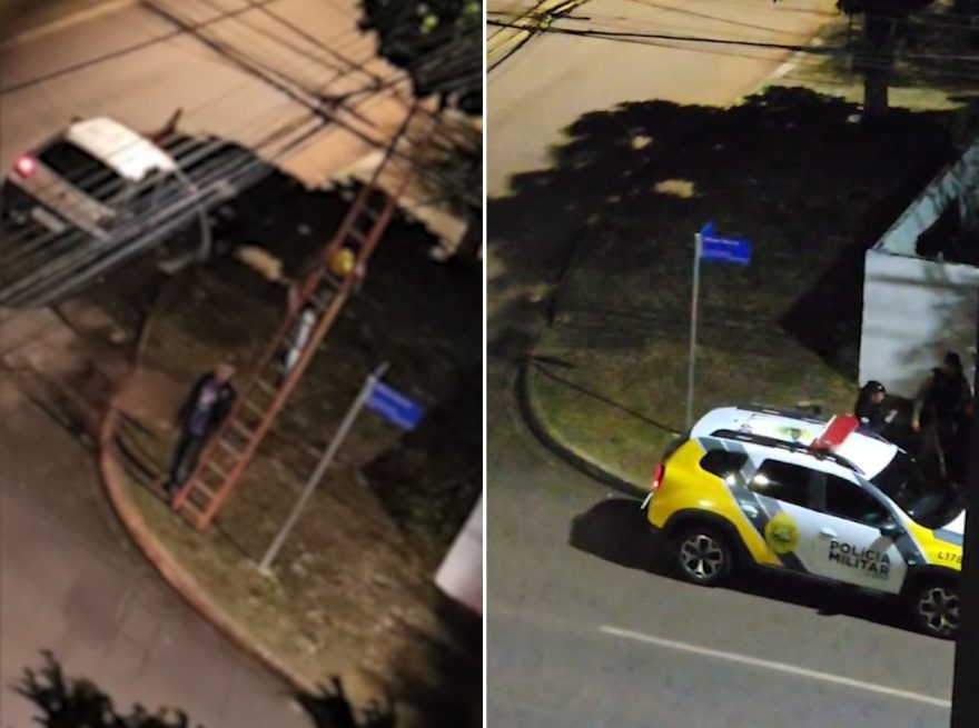 Moradores suspeitam de falsos trabalhadores durante suposto furto de fios: “Colocaram até cones na rua”