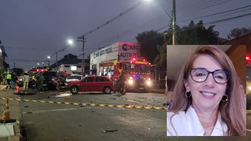 CEEP pede orações à professora Marisa Cherini vítima de grave acidente na noite de ontem Imagem referente a CEEP pede orações à professora Marisa Cherini vítima de grave acidente na noite de ontem