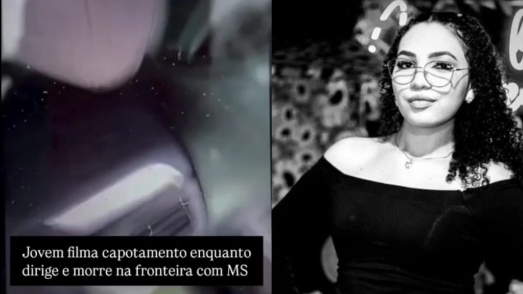 Gravação fatal: Carro capota e jovem de 19 anos morre ao filmar enquanto dirigia; assista