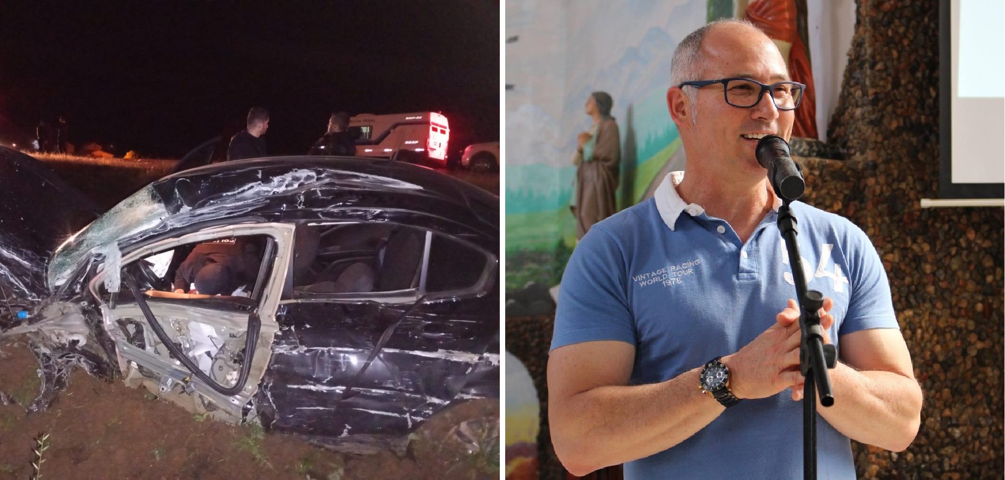 Padre morre em colisão com caminhão na BR-280 um dia antes do aniversário