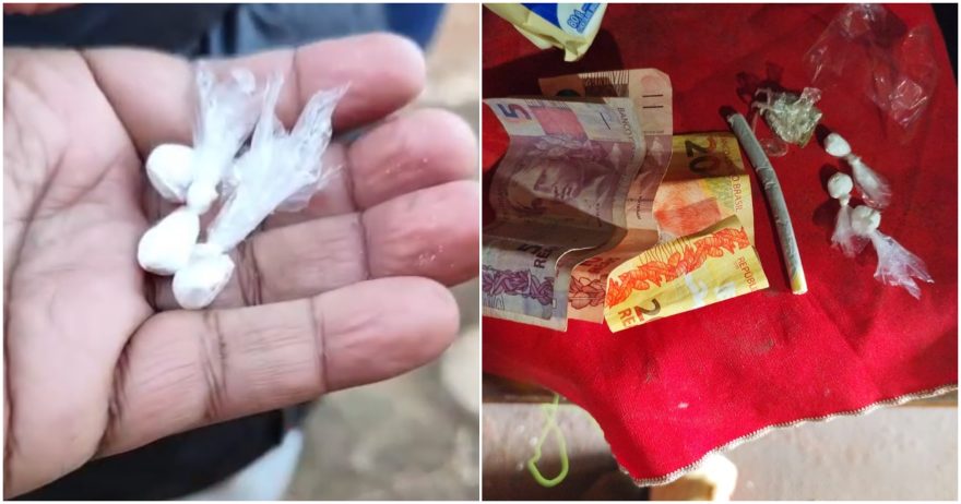 Policial Madril e GM Machado pegam suspeito de tráfico com cocaína e maconha no Interlagos